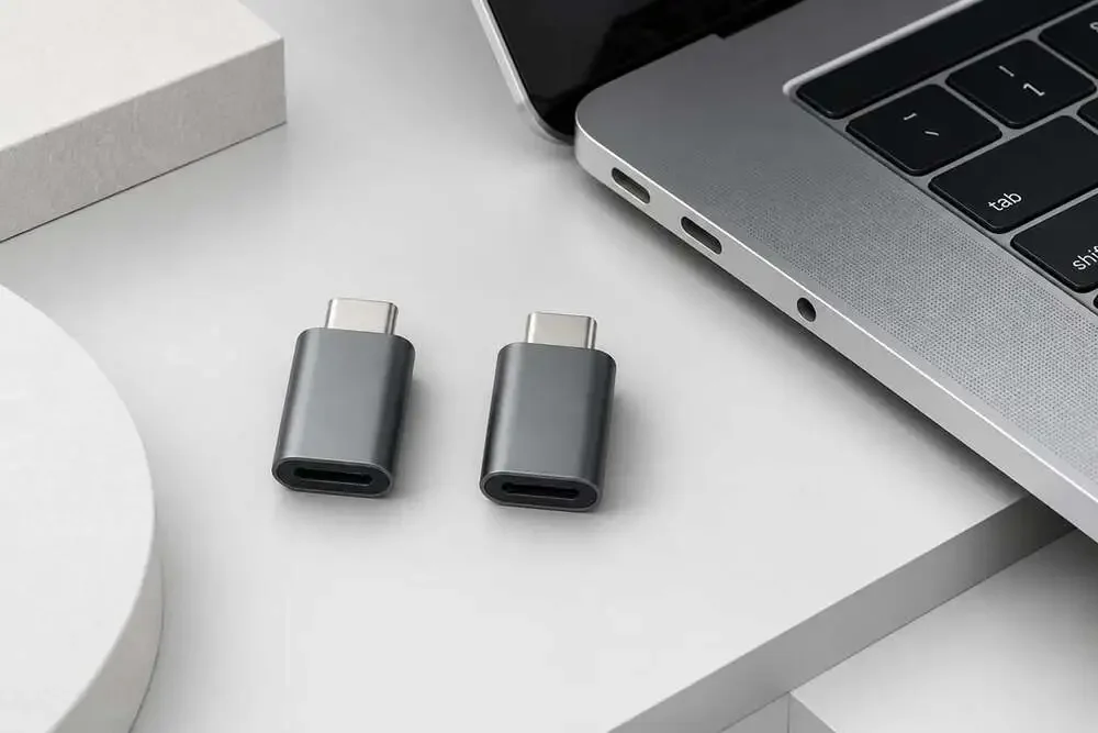 Syntech USB C to USB Adapter Pack of 2 Space Grey